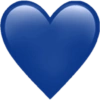 IPhone emoji blue 15