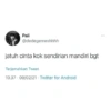 Paii @dedegemeshhhh jatuh cinta kok sendirian mandiri bgt Terjemahkan Tweet 10.37 09/02/21 Twitter for Android