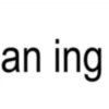 an ing