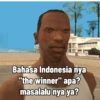 Bahasa Indonesia nya "the winner" apa? masalalu nya ya?