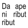Da ape ni ribut ribut