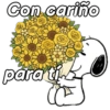 🌻Snoopy flores amarillas 🌼🌻 5