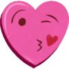Emoji corazón rosa🩷 14