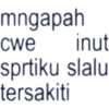 mngapah Cwe inut sprtiku slalu tersakiti