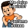 jojo stickers -Me dejas en visto? Agarrame estaaa