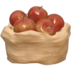 Cesta de manzanas