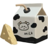 Cartón de leche de vaca