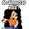 de almorzar está ! sticker.ly/florksitavu