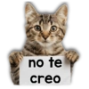 no te creo