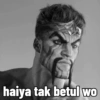 haiya tak betul wo