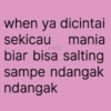when ya dicintai sekicau mania vinfy biar bisa salting sampe ndangak ndangak