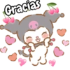 💜🖤 Kuromi cutest 🖤💜🐰 16