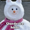 Quede ice hielo