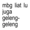 mbg liat lu juga geleng- geleng