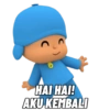 C C HAI HAI! AKU KEMBALI