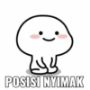 POSISI NYIMAK