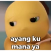 ayang ku mana ya