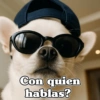 Con quien hablas?