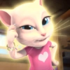 Talking angela reaction 😽 5