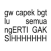 Stiker anomali capek 9
