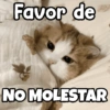 Favor de NO MOLESTAR