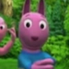 Pose de coelho rosa
