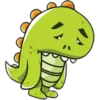 Más dinosaurios kawaii 7