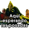 pjo stickers Aquí esperando las posadas