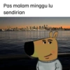 Pas malam minggu lu sendirian