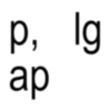 p, lg ap
