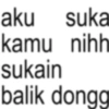 aku suka kamu nihh sukain balik dongg