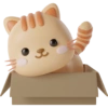 🐈 Cute Rubber Cat 12