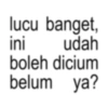 lucu banget, udah ini boleh dicium belum ya?