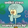 sedikit stress sisanya stress bgt