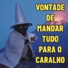 VONTADE DE MANDAR TUDO PARA O CARALHO