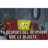 TÚ DESPUÉS DEL DESMADRE QUE LE DIJISTE