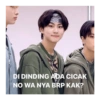 DI DINDING ADA CICAK NO WA NYA BRP KAK?