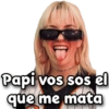 ARNE NES TO DOL Papi vos sos el que me mata eGiseelove Stickers