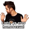 Listo, ya eres homosexual