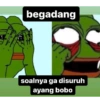 begadang soalnya ga disuruh ayang bobo