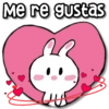 Me re gustas