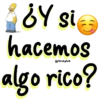 ¿Y si hacemos algo rico? @Vickyfas