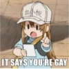 血小板 IT SAYS YOU'RE GAY
