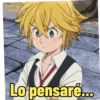 Lo pensaré...