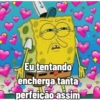 Eu tentando THE encherga tanta perfeição assim