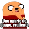 Uno aparte de guapo, crujiente
