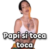 eGiseelove Stickers Papi si toca toca