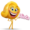 Idiota Charley stickers