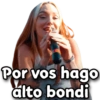 @Giseelove Stickers Por vos hago alto bondi