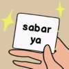 sabar
ya